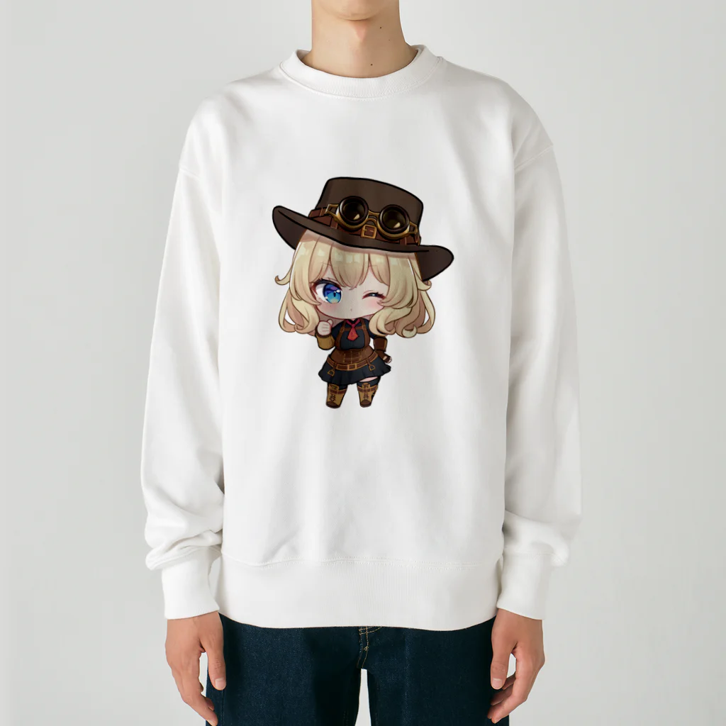 NO MAGIC RELIC HUNTERのNO MAGIC RELIC HUNTER #セレニウム ちゃんいいね Heavyweight Crew Neck Sweatshirt