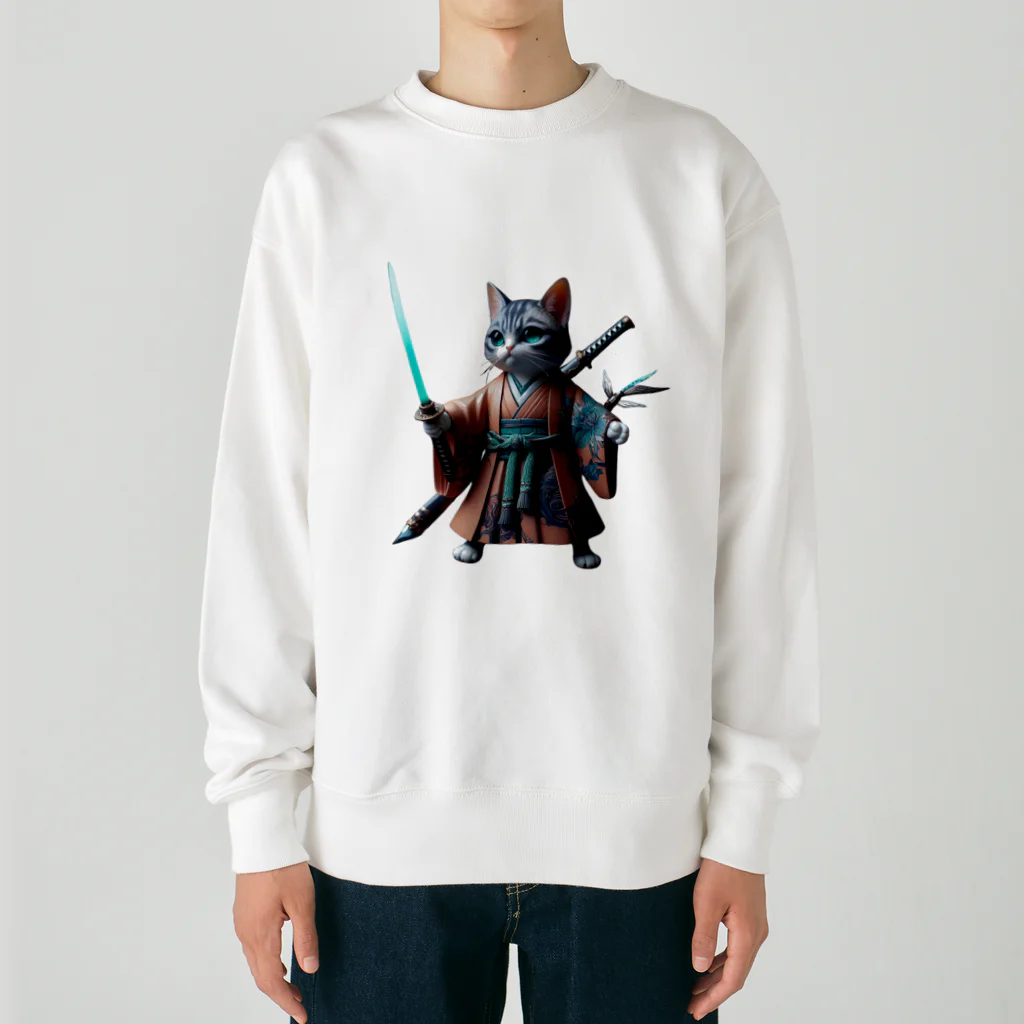 samuraicatのSamurai CAT Heavyweight Crew Neck Sweatshirt