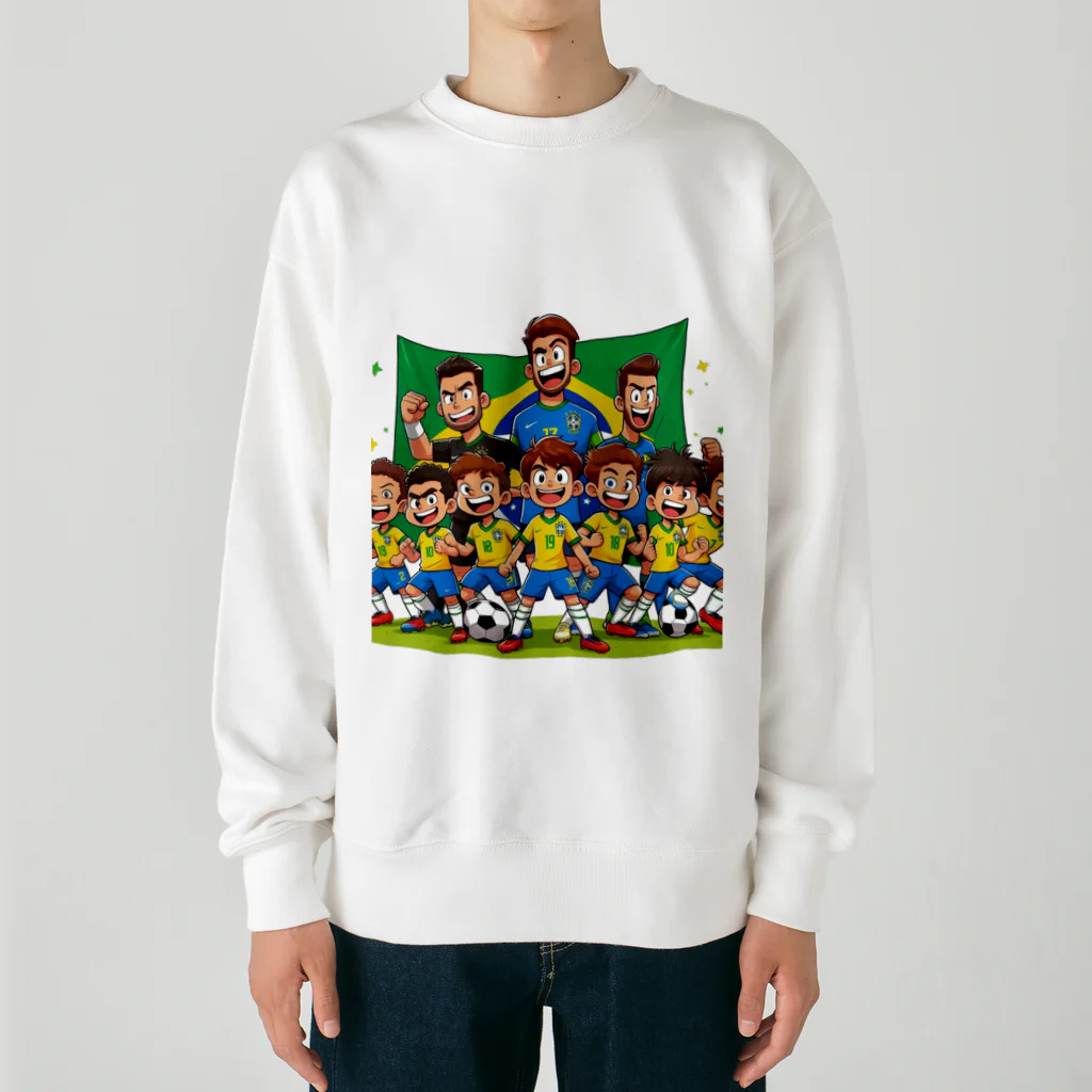 fantasista11のサッカー小僧 Heavyweight Crew Neck Sweatshirt