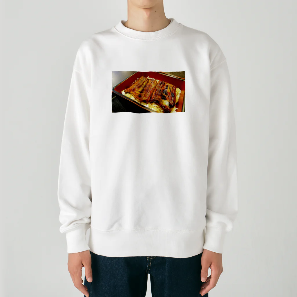 morinoyouseiの元気がでるのは、やっぱりうなぎ丼！ Heavyweight Crew Neck Sweatshirt