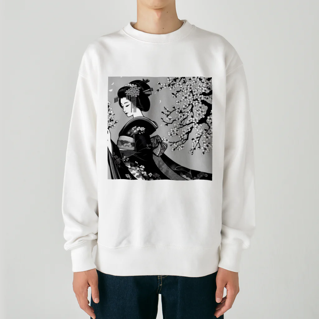 nori-nori-norishioの浮世絵 Heavyweight Crew Neck Sweatshirt