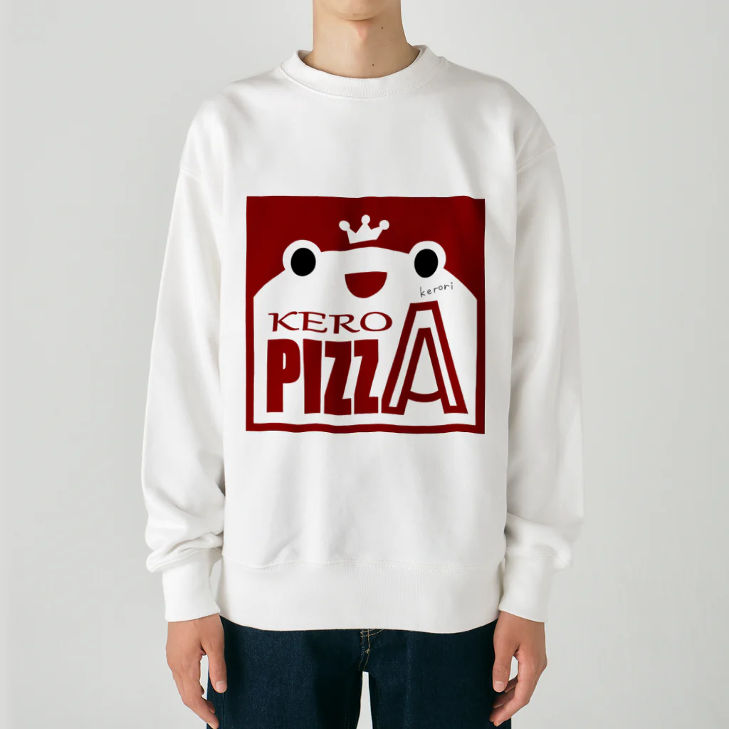 雑貨屋kerori(ザッカヤケロリ）のKERO PIZZA（ケロピザ） Heavyweight Crew Neck Sweatshirt