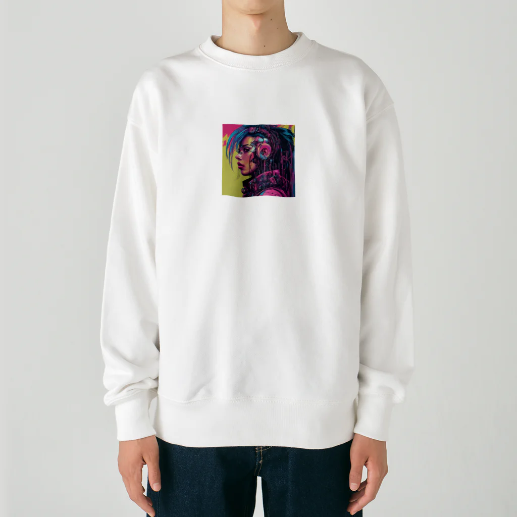 Appoのパンクガール Heavyweight Crew Neck Sweatshirt