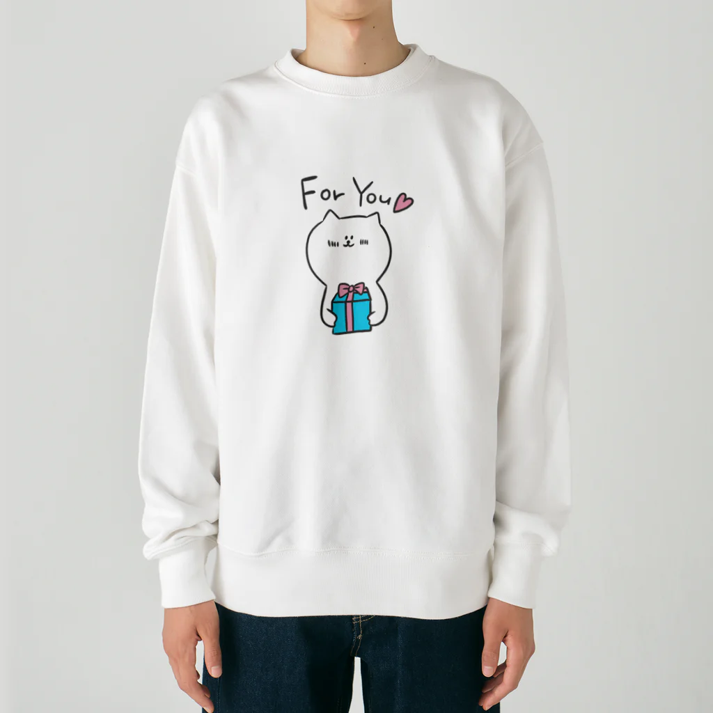 kuraokurakoのねこころこ。 Heavyweight Crew Neck Sweatshirt