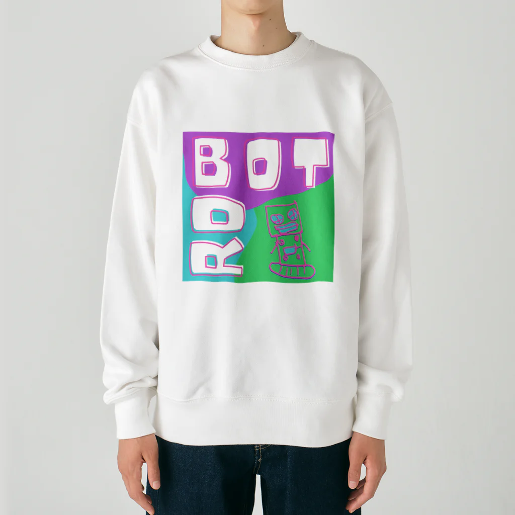 design labのBOT BOY - Pink Pop Edition Heavyweight Crew Neck Sweatshirt