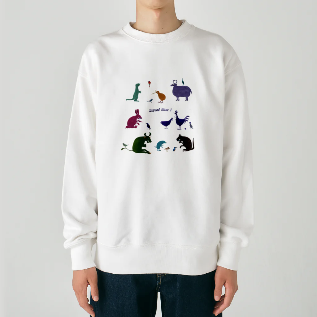 nachau7の動物たちからのメッセージ Heavyweight Crew Neck Sweatshirt