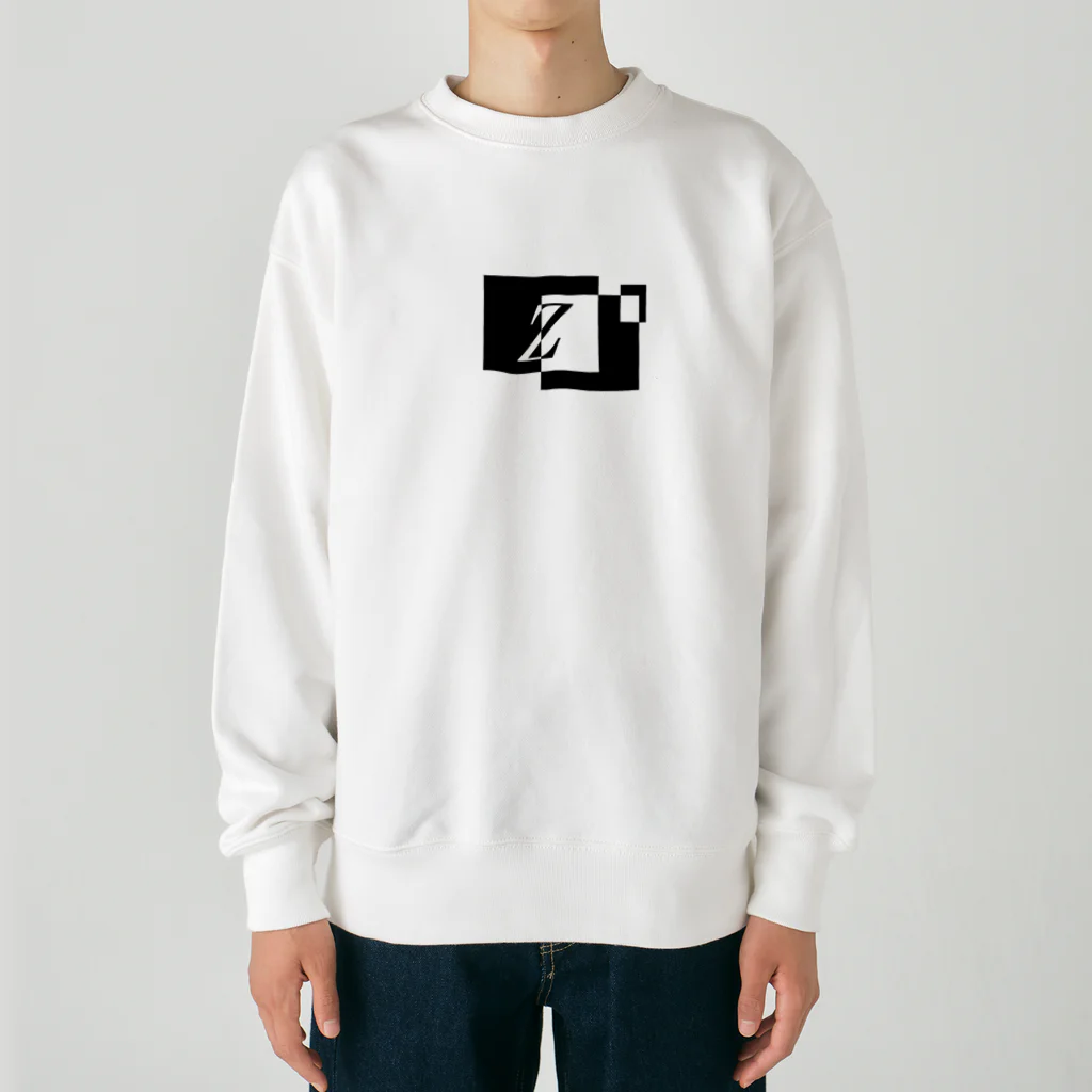 シンプルデザイン：Ｔシャツ・パーカー・スマートフォンケース・トートバッグ・マグカップのシンプルデザインアルファベットZ Heavyweight Crew Neck Sweatshirt