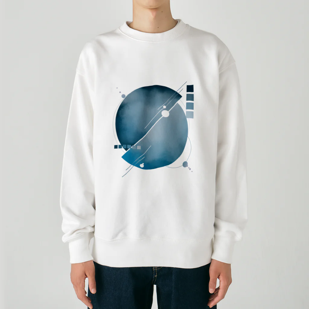 AZUKIのまる Heavyweight Crew Neck Sweatshirt