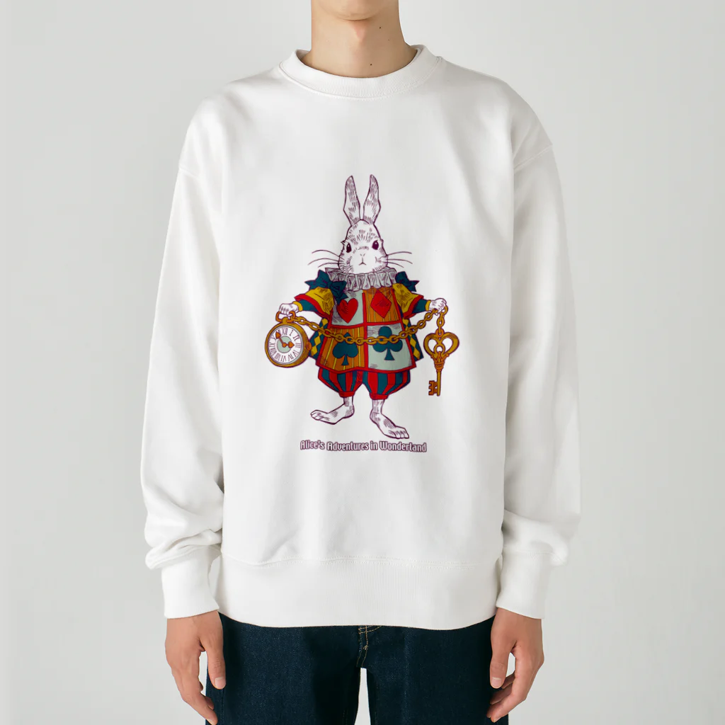 中島みなみのAlice White Rabbit アリスの白ウサギ Heavyweight Crew Neck Sweatshirt