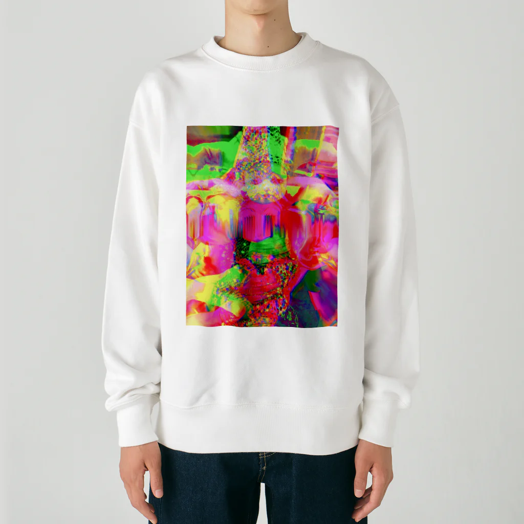 egg Artworks & the cocaine's pixの₵∅€Å|η≠￠₶₳η℘ Heavyweight Crew Neck Sweatshirt