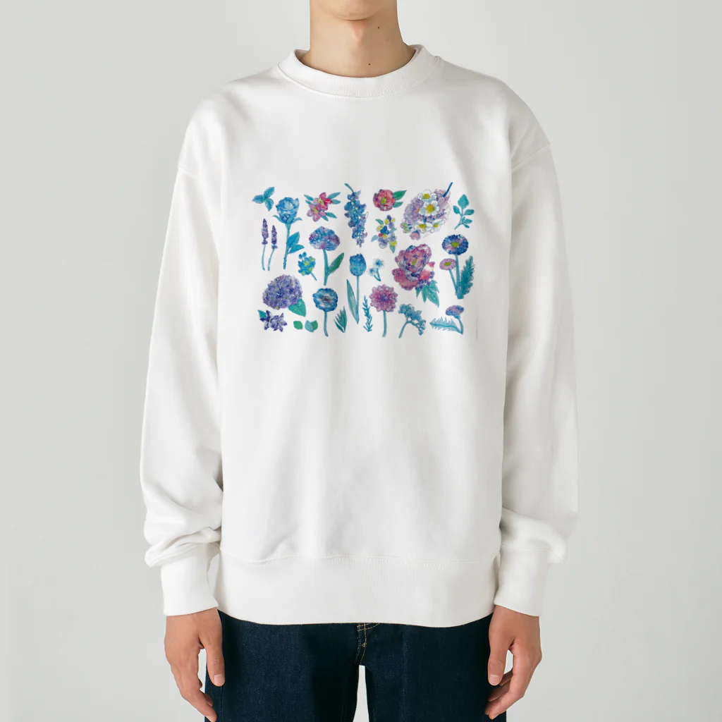 Coffret à bijouxの宇宙フラワーシリーズ Heavyweight Crew Neck Sweatshirt