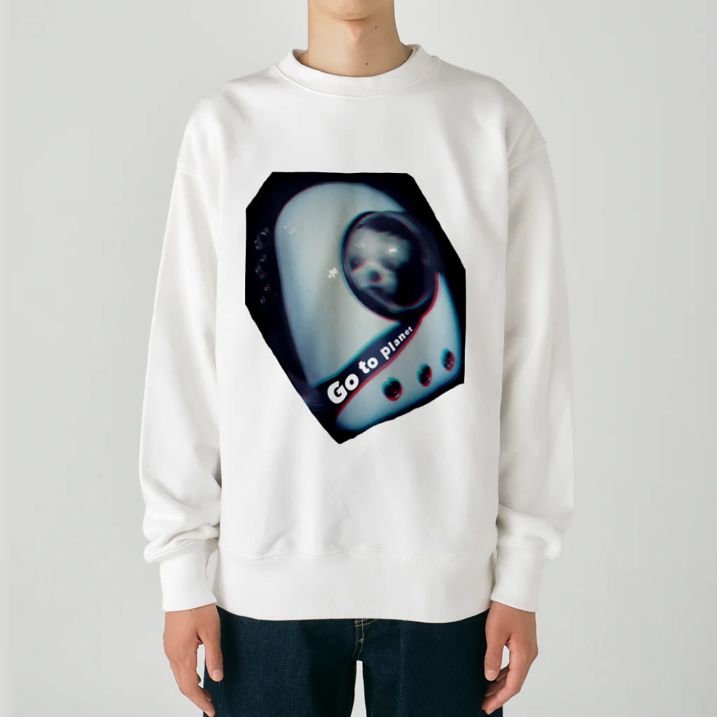 KOÜKIのスペースのえる Heavyweight Crew Neck Sweatshirt