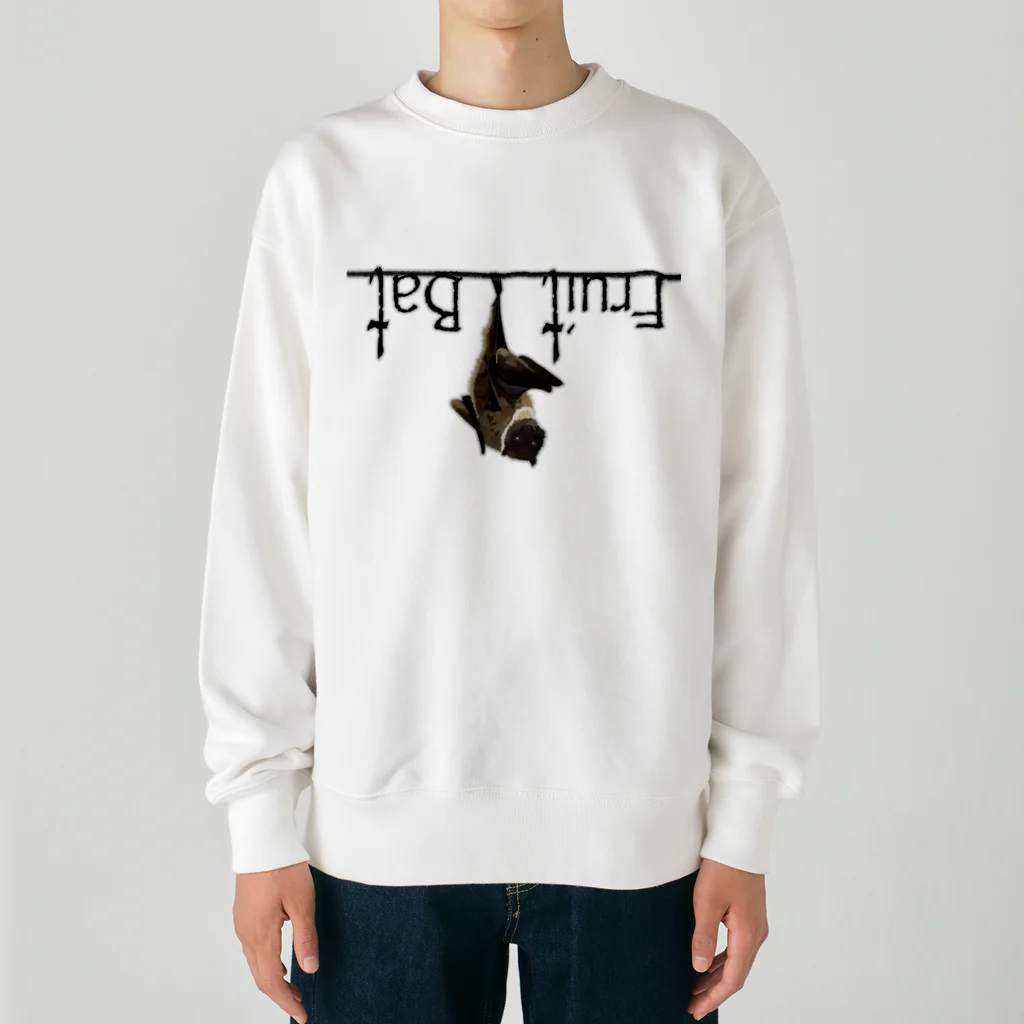 くいなの母の大蝙蝠 Heavyweight Crew Neck Sweatshirt