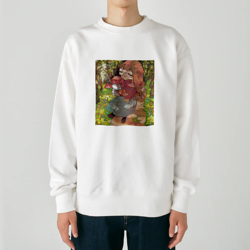 濱田むぎの竜へのラヴ Heavyweight Crew Neck Sweatshirt