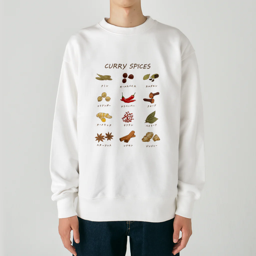 huroshikiのカレースパイス Heavyweight Crew Neck Sweatshirt