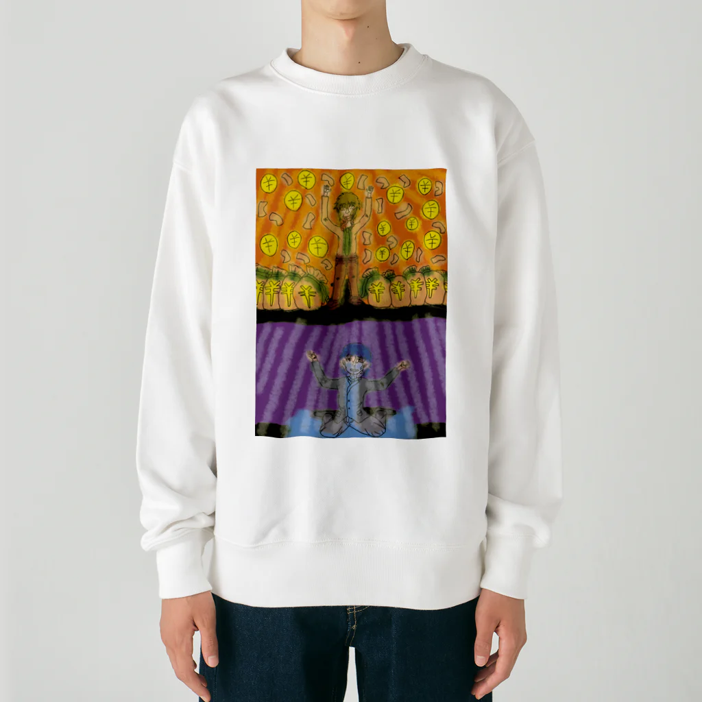 AkironBoy's_Shopの富裕層が富を独占　Part-1 Heavyweight Crew Neck Sweatshirt