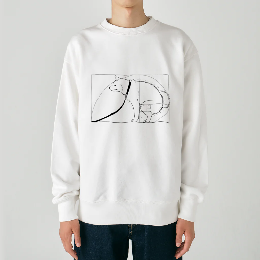 ka92の黄金比犬 Heavyweight Crew Neck Sweatshirt