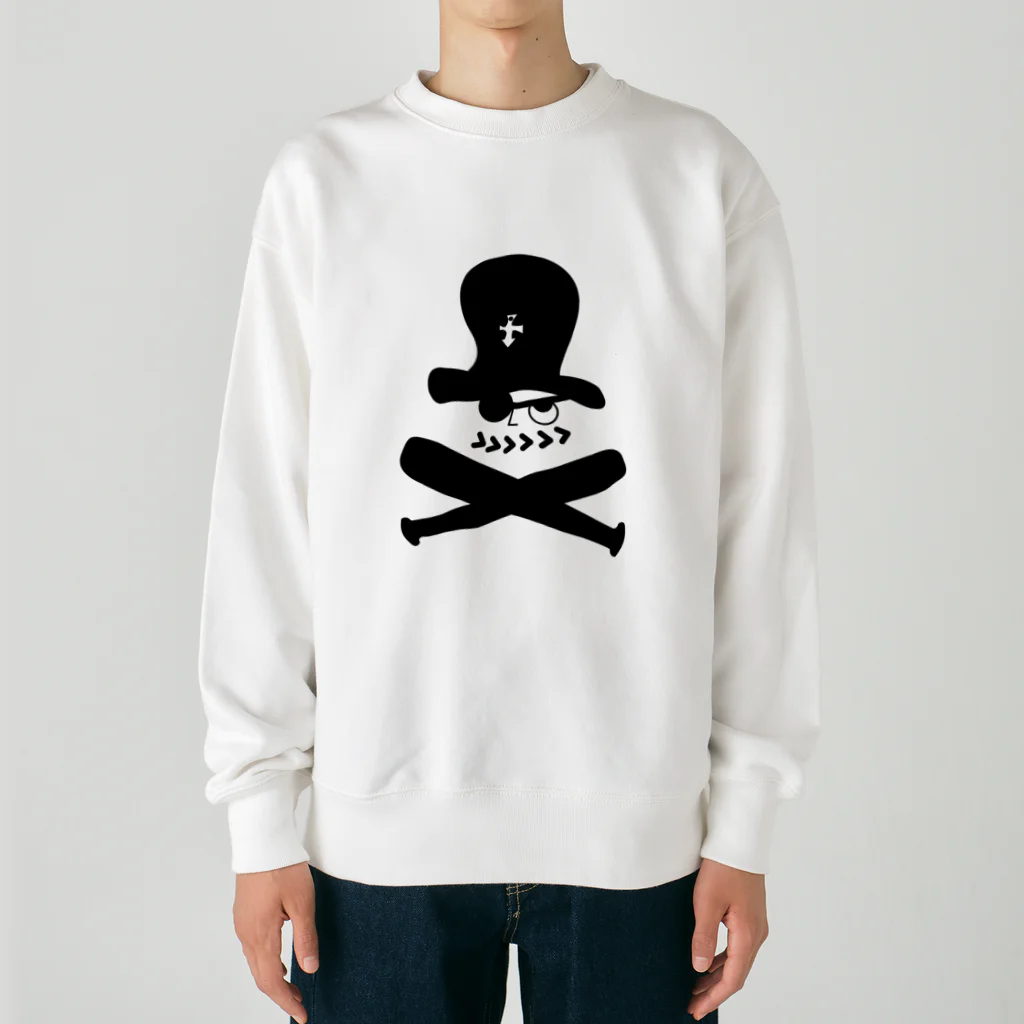 フージンくんのフージンくん パイレーツ Heavyweight Crew Neck Sweatshirt