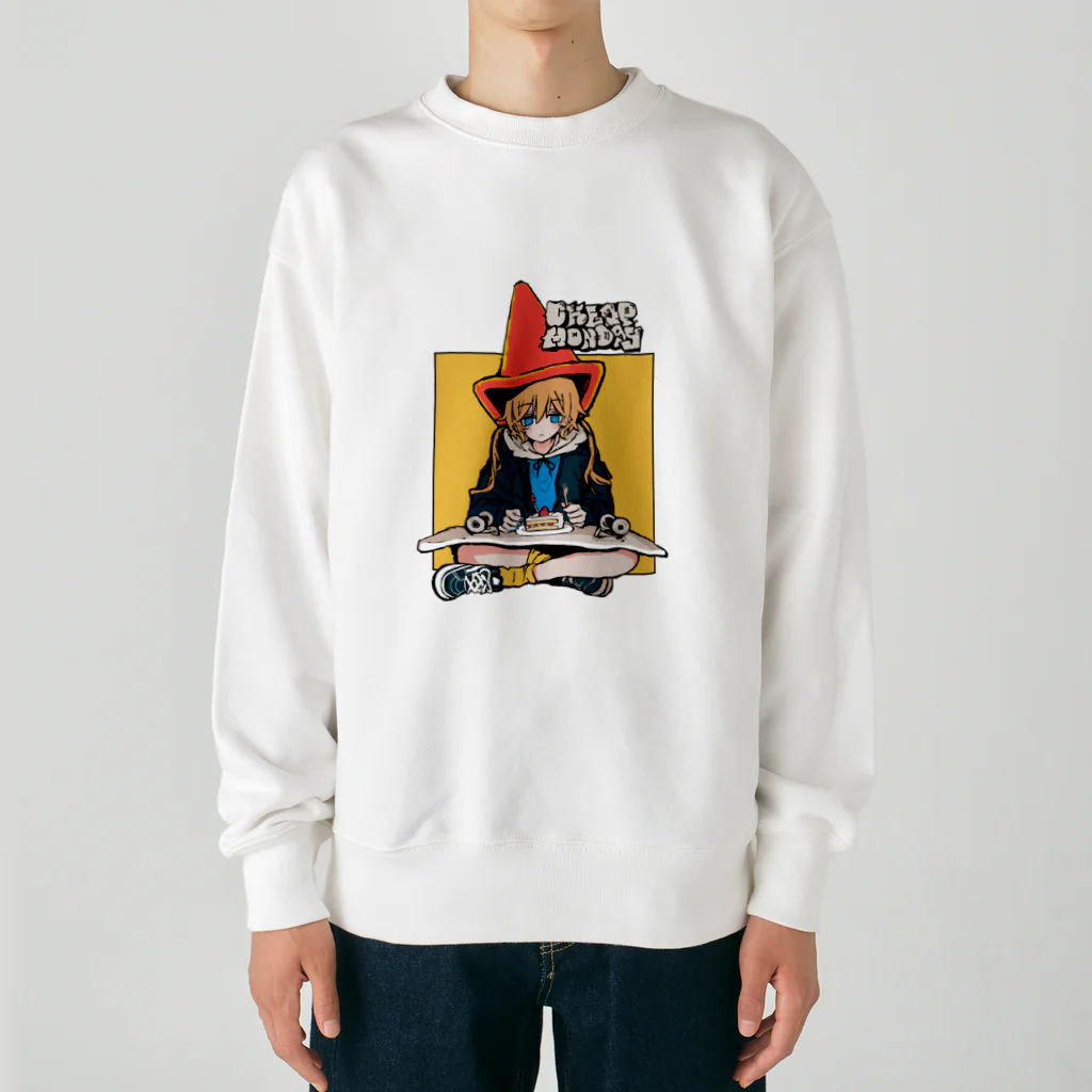 NOU4の△ Heavyweight Crew Neck Sweatshirt