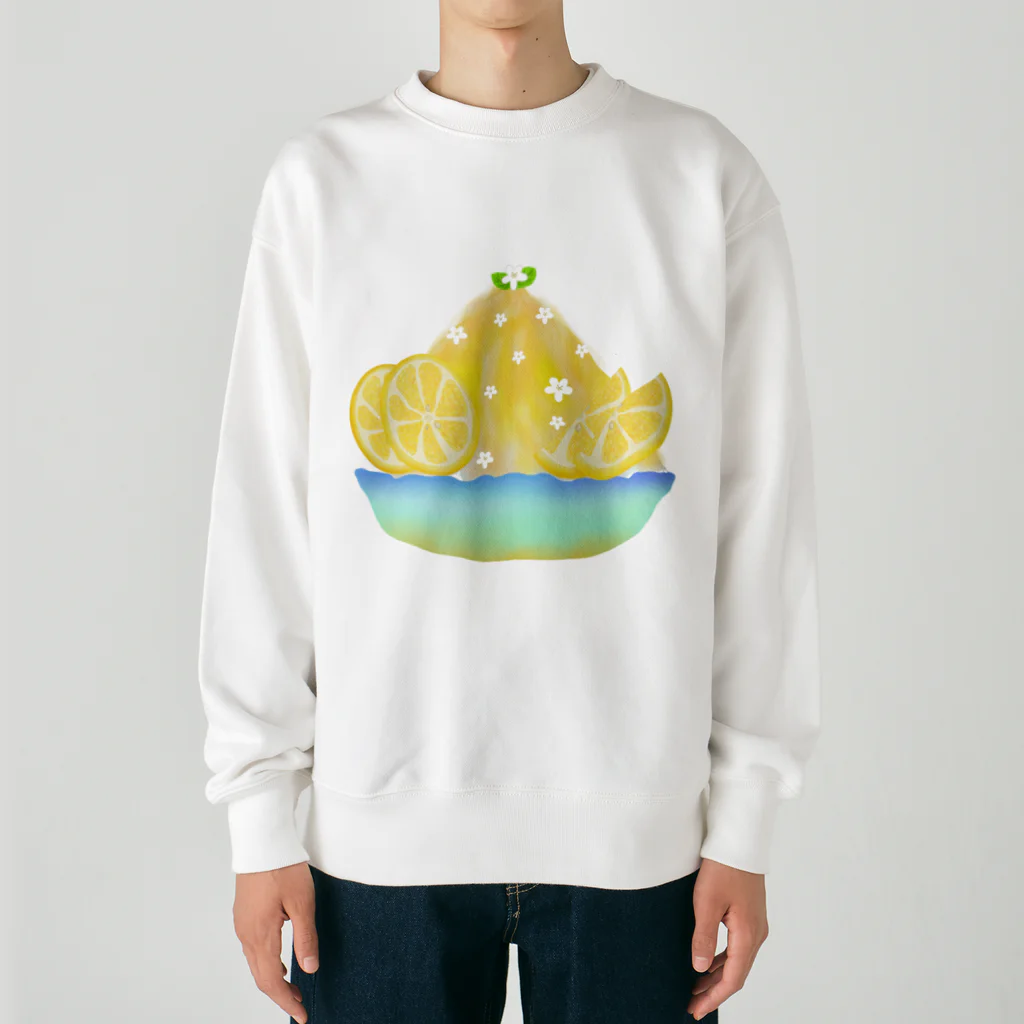 Lily bird（リリーバード）の蜂蜜レモンかき氷 Heavyweight Crew Neck Sweatshirt