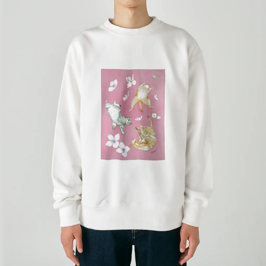 りとるたまの夢心地 Heavyweight Crew Neck Sweatshirt