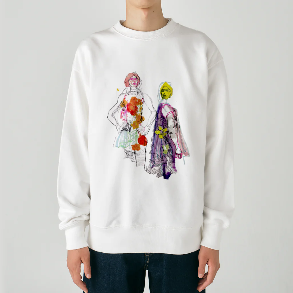 CAUCのflower girls Heavyweight Crew Neck Sweatshirt