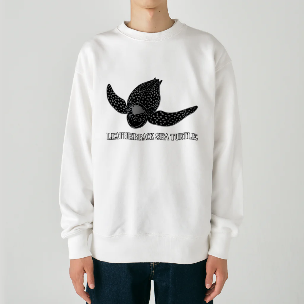 街のいろどりのオサガメ2（100円寄付商品） Heavyweight Crew Neck Sweatshirt