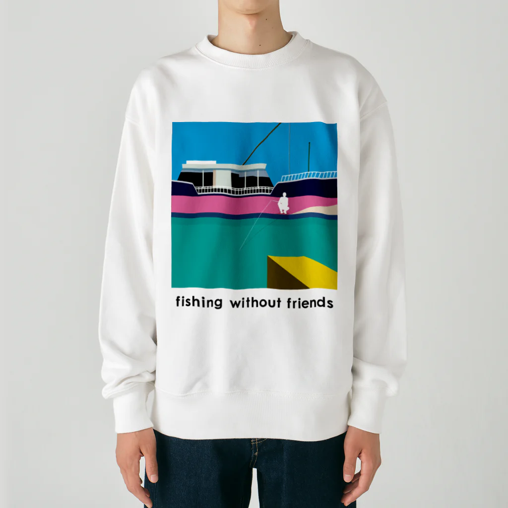 FISHING without FRIENDSのfishing without friends 1 ヘビーウェイトスウェット