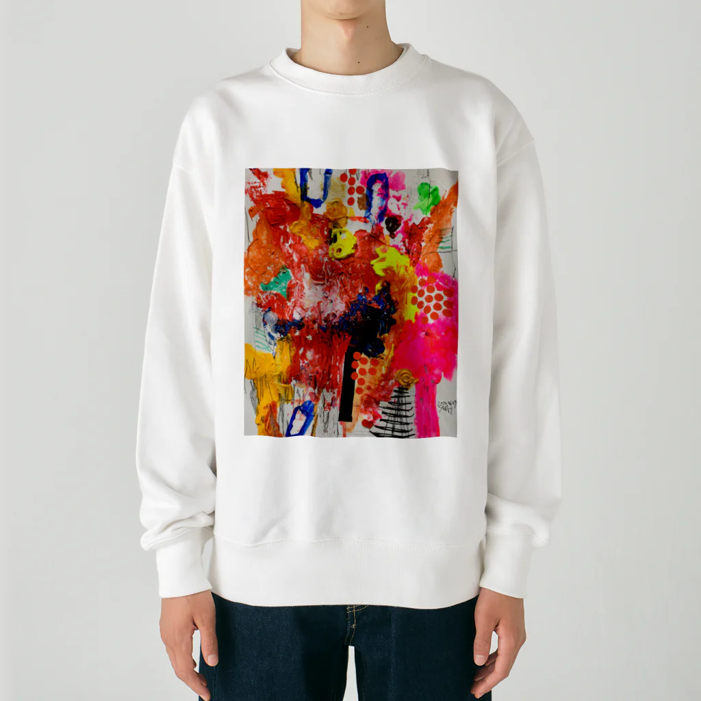 ヒラモトユミエのぶつけたいの Heavyweight Crew Neck Sweatshirt