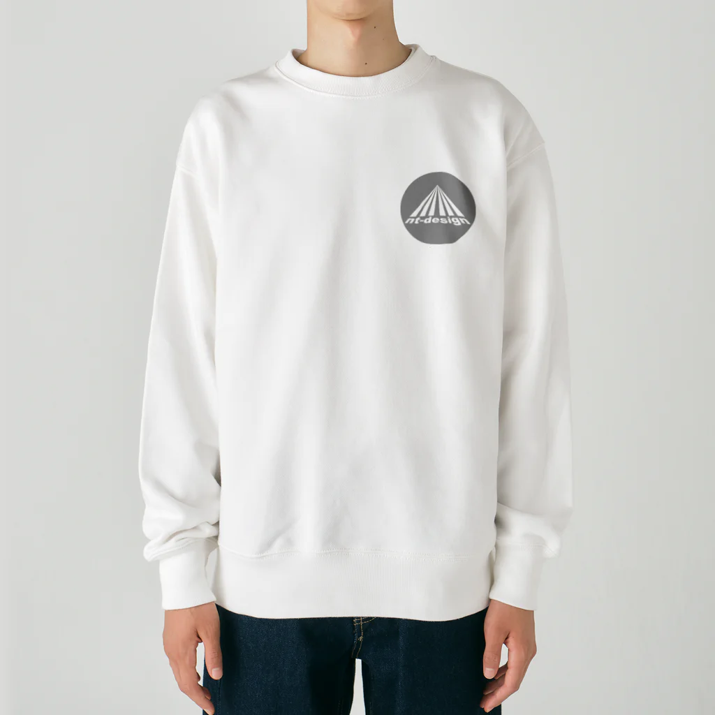 nt-designの『nt-design』ロゴ Heavyweight Crew Neck Sweatshirt