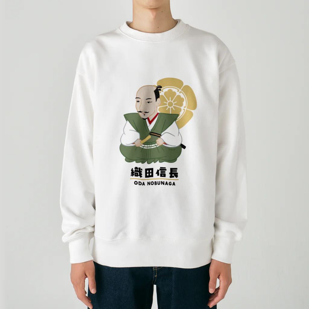 mincruの偉人シリーズ_戦国三英傑 〜織田信長〜 Heavyweight Crew Neck Sweatshirt