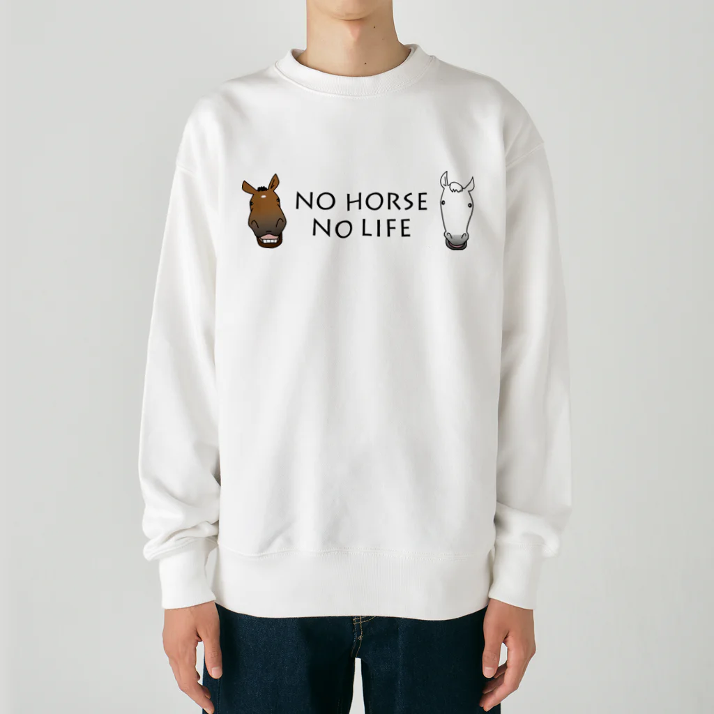 SHOP HAPPY HORSES（馬グッズ）のスピプーロゴ Heavyweight Crew Neck Sweatshirt