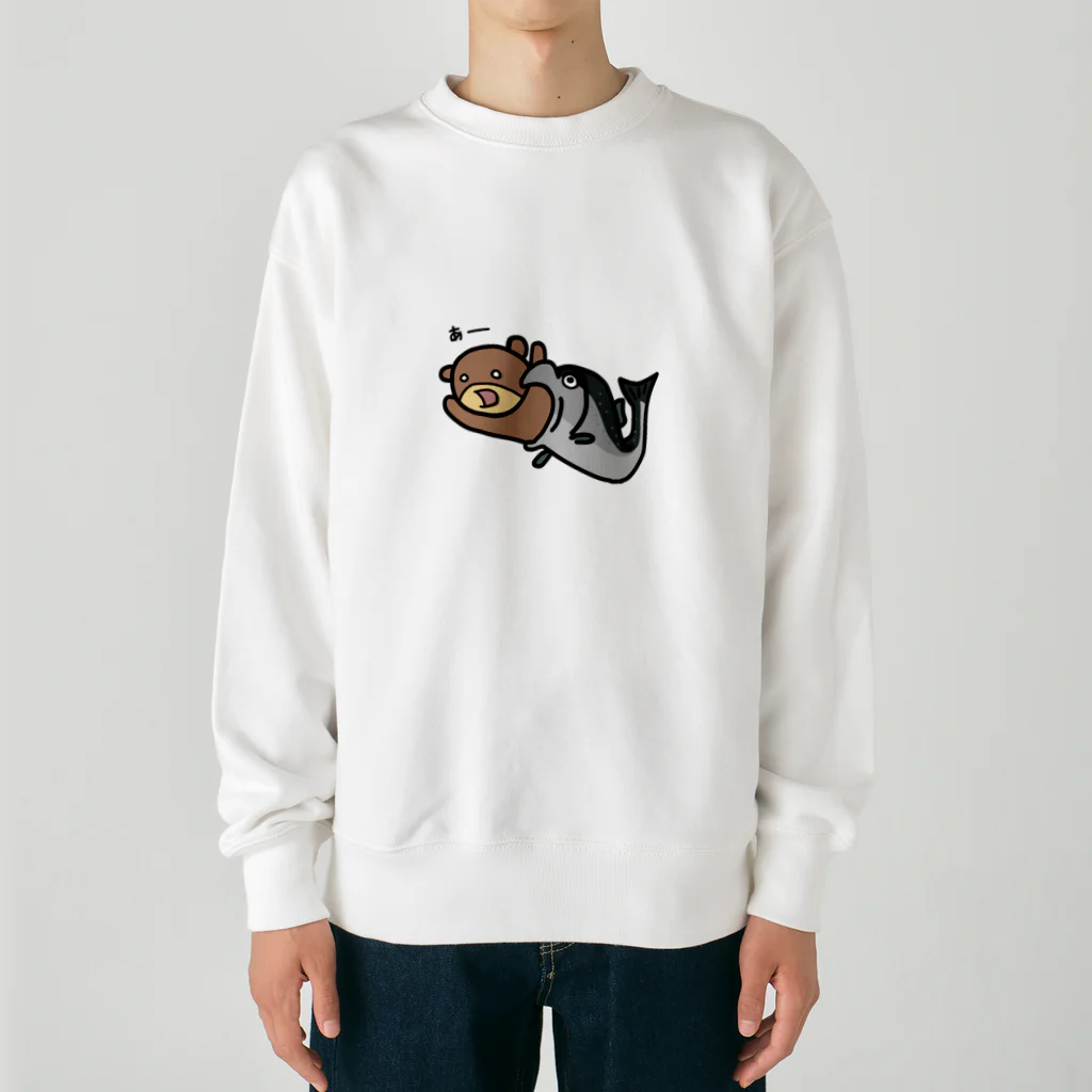 SHOP ベアたんの熊鮭 Heavyweight Crew Neck Sweatshirt