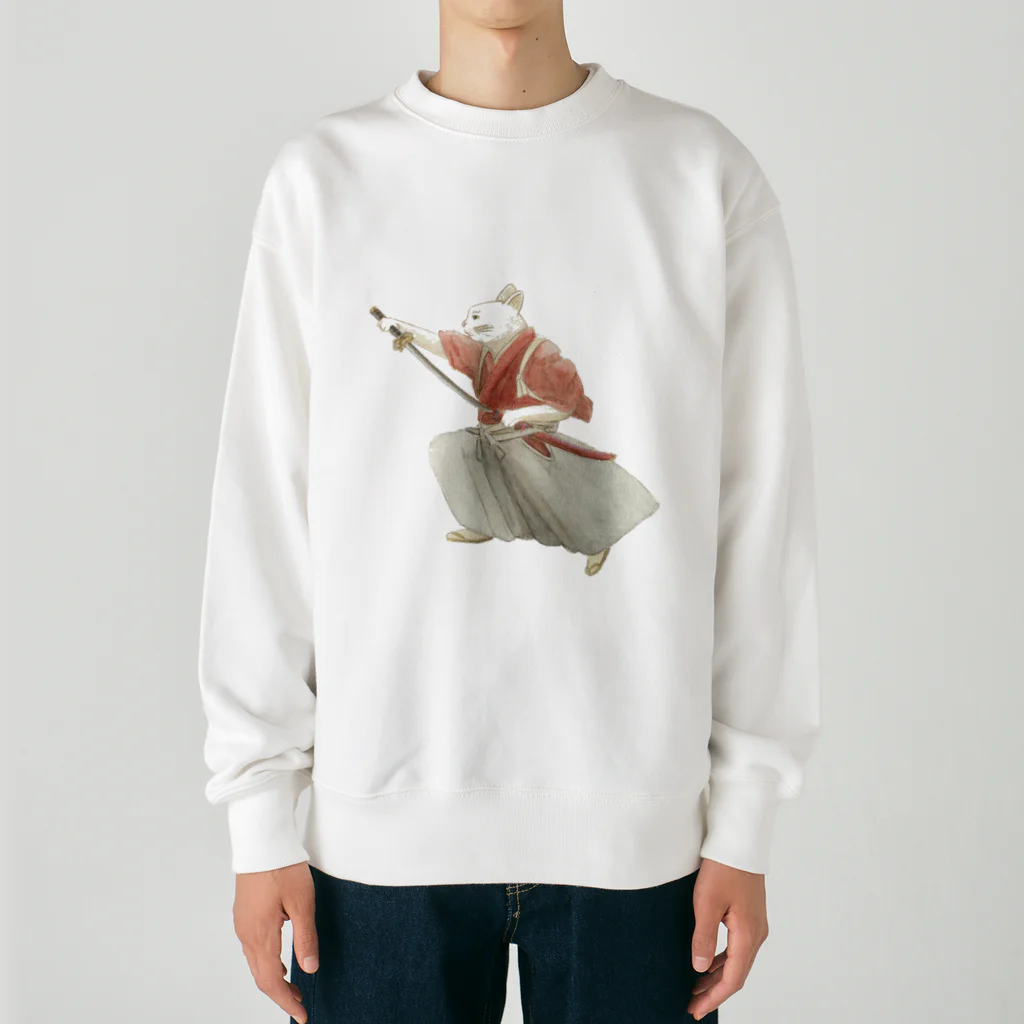 Amiの赤侍猫 Heavyweight Crew Neck Sweatshirt