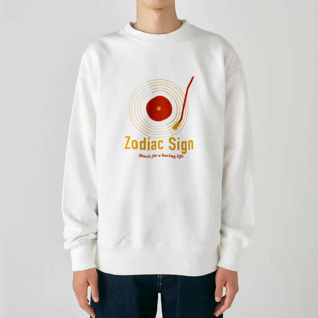 zodiac signの音楽 Heavyweight Crew Neck Sweatshirt