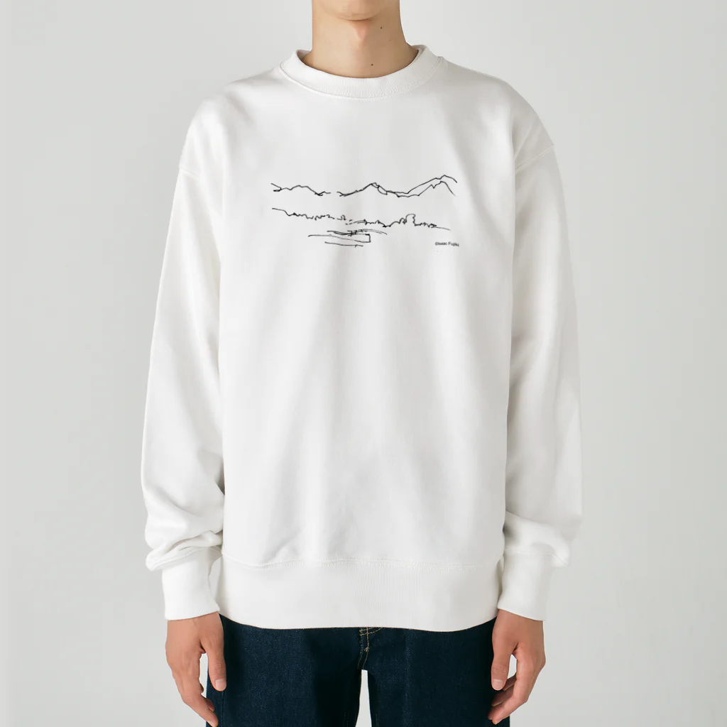 shop_newton_isaacのScenery_1 Heavyweight Crew Neck Sweatshirt