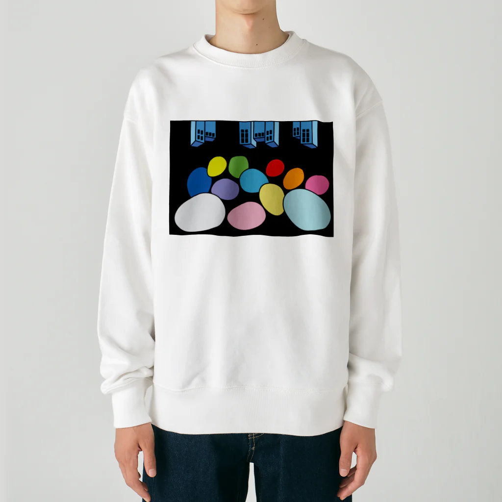 Blupiggの星の行進 Heavyweight Crew Neck Sweatshirt