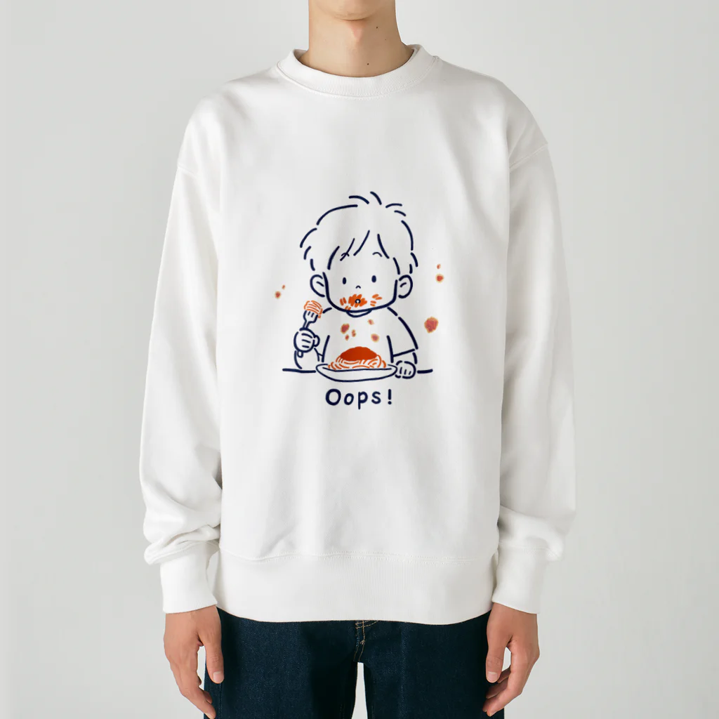 ともけーの白だけどパスタOKなスウェット Heavyweight Crew Neck Sweatshirt