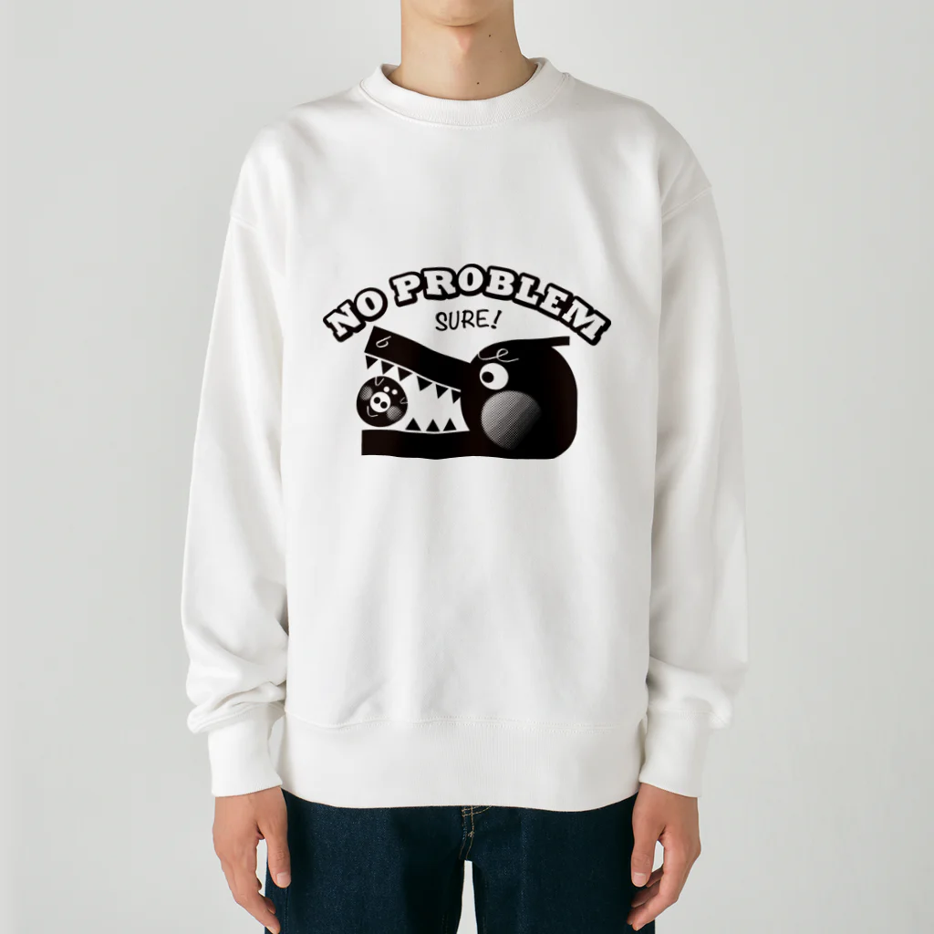 SESTA SHOPのNO PROBLEM Heavyweight Crew Neck Sweatshirt