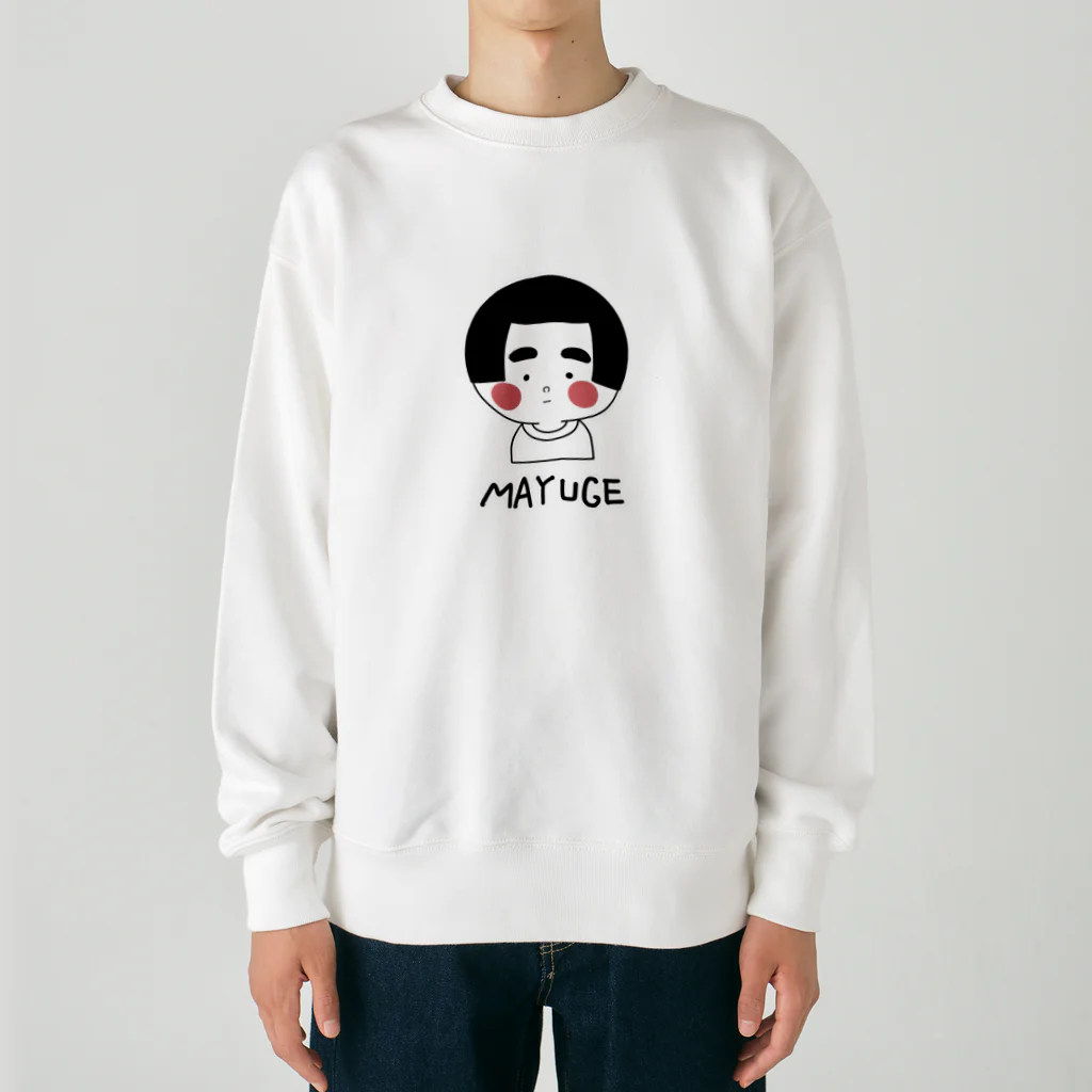 potetoaiのまゆげちゃん Heavyweight Crew Neck Sweatshirt