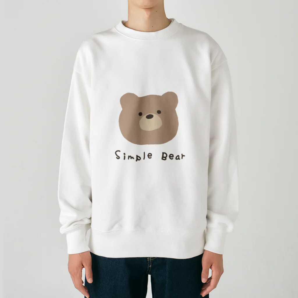 Simple StyleのSimple Bear Heavyweight Crew Neck Sweatshirt