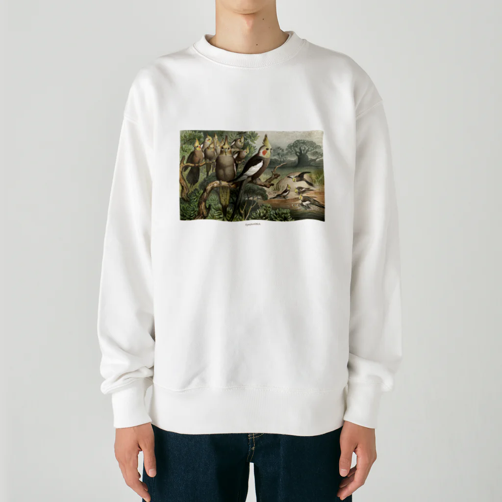 J. Jeffery Print Galleryのオカメインコ Heavyweight Crew Neck Sweatshirt