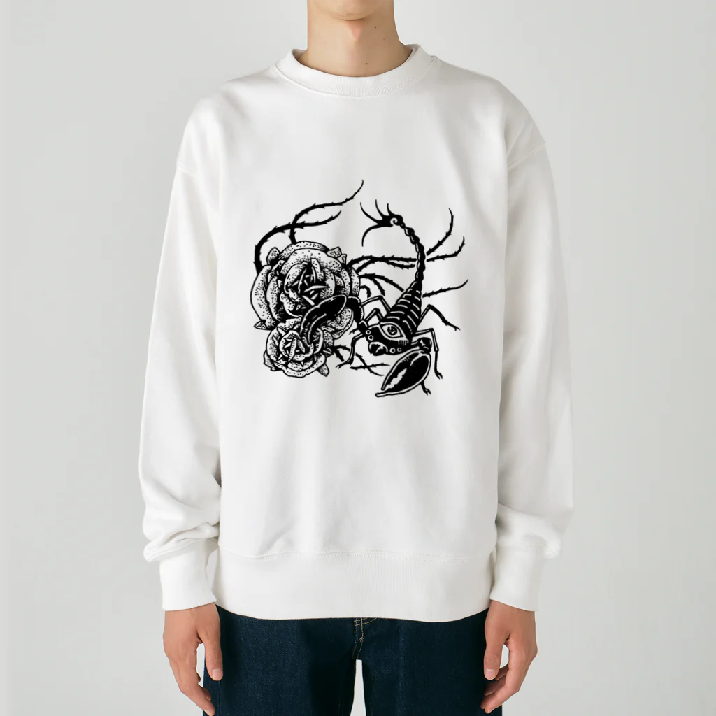 Alba spinaの砂漠の薔薇蠍 Heavyweight Crew Neck Sweatshirt