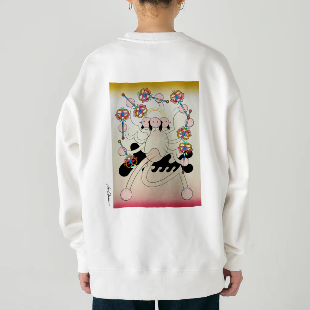 NORI OKAWAの現代ジャパン魔法ステッキ阿修羅 Heavyweight Crew Neck Sweatshirt