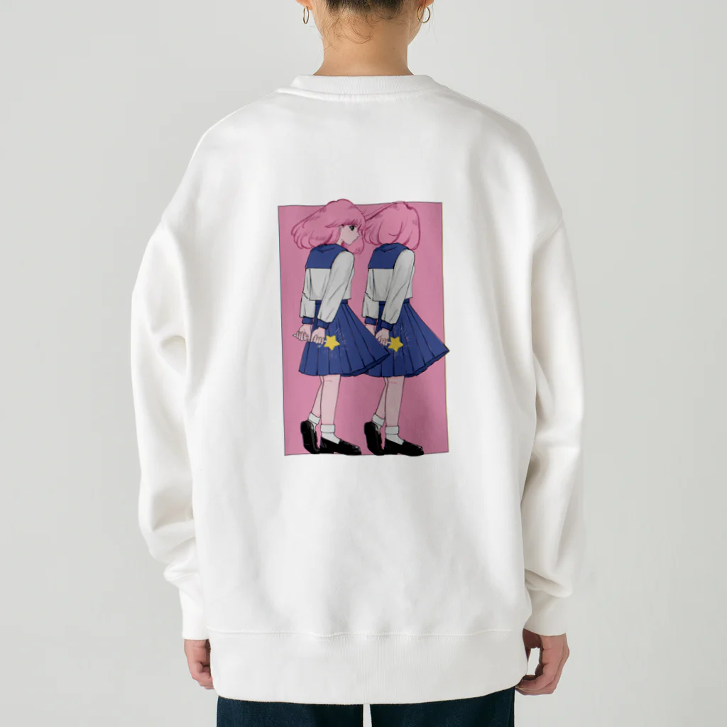 午前3時(3:00am)SHOP🍒のセーラー服の魔法少女🪄 Heavyweight Crew Neck Sweatshirt