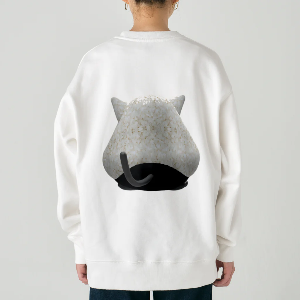 LONESOME TYPE ススの猫おにぎり🐱🍙（猫味） Heavyweight Crew Neck Sweatshirt