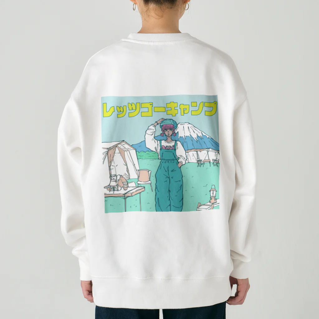 キャンジョ公式SUZURISTOREのレッツゴーキャンプ（クリエイターコラボ） Heavyweight Crew Neck Sweatshirt