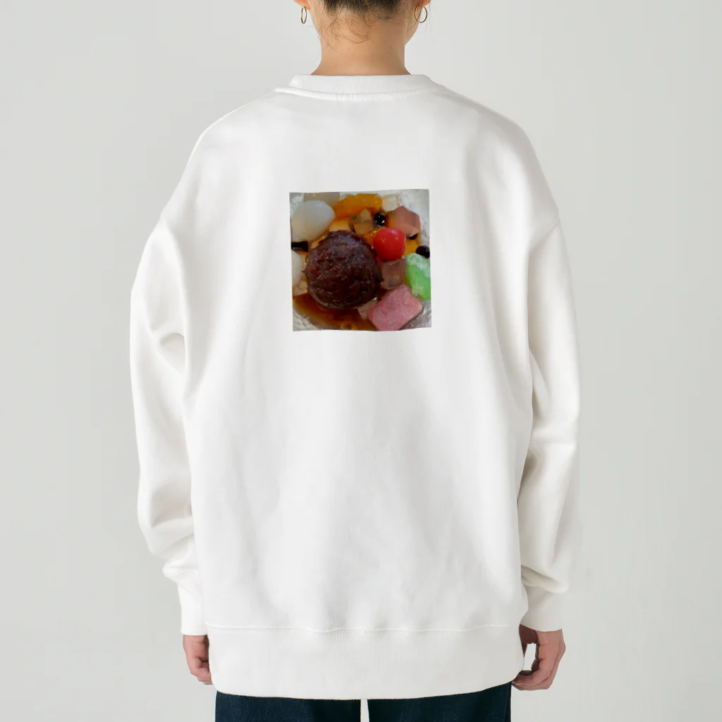 あゆのしおやきの白玉あんみつ Heavyweight Crew Neck Sweatshirt