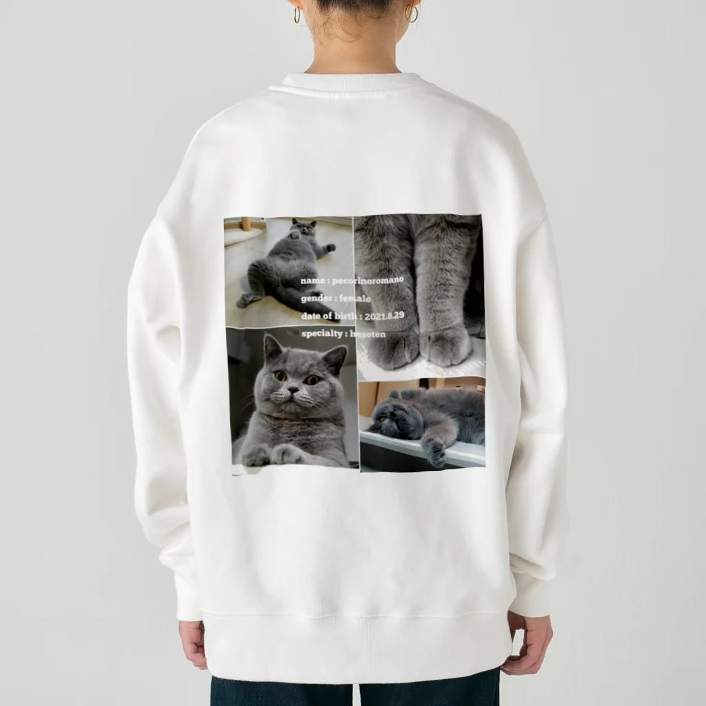 peco_peco_opecoのへそ天はらへりおぺこのロンT Heavyweight Crew Neck Sweatshirt