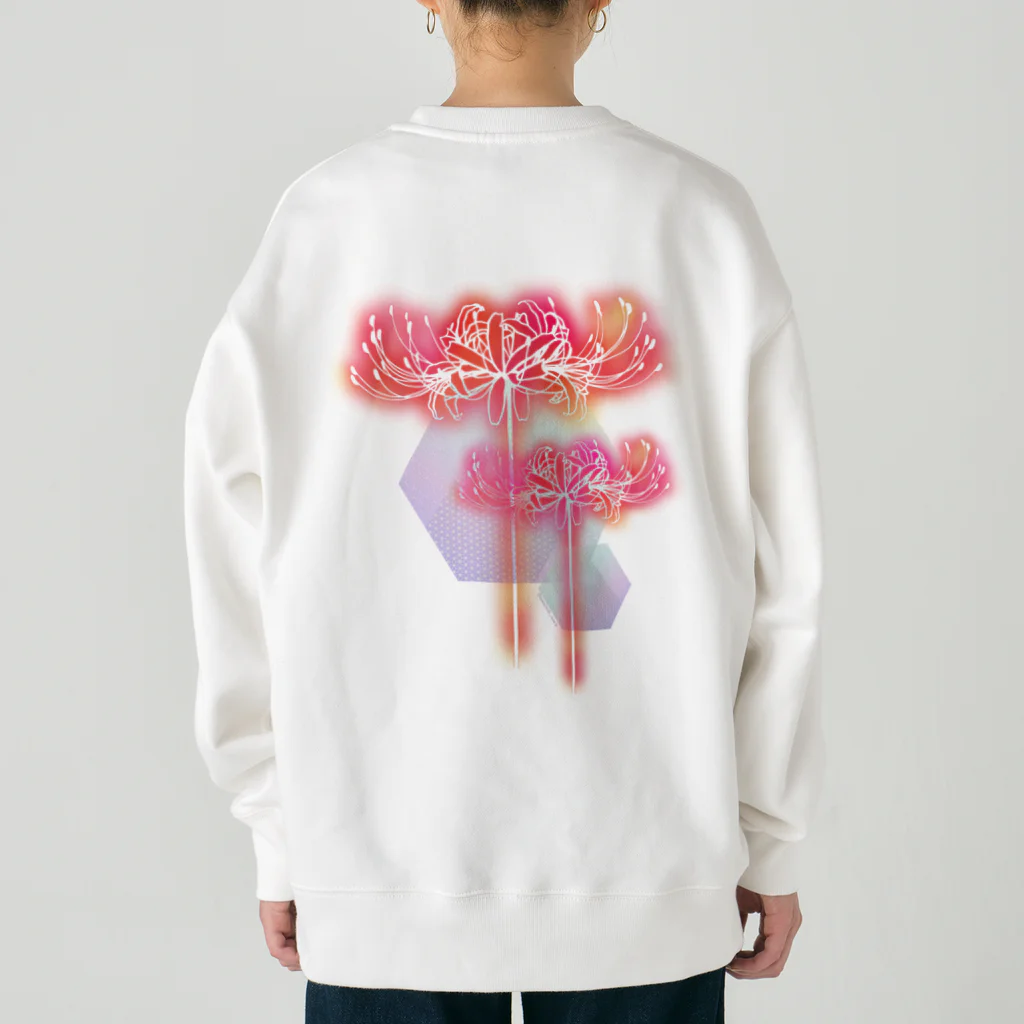 綾錦工房 りこりすの曼珠沙華 - 朧 【黄昏】 Heavyweight Crew Neck Sweatshirt